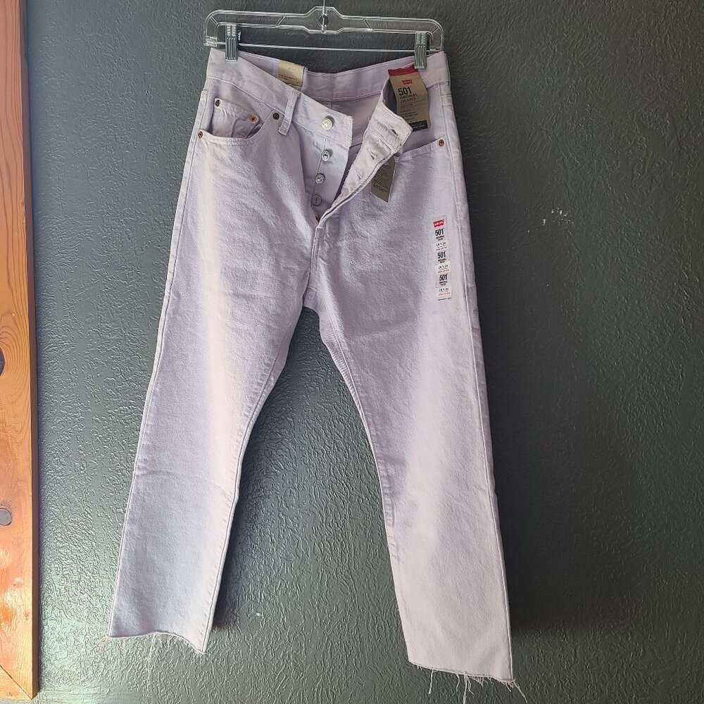 LEVI 28x26 high rise 501 jeans